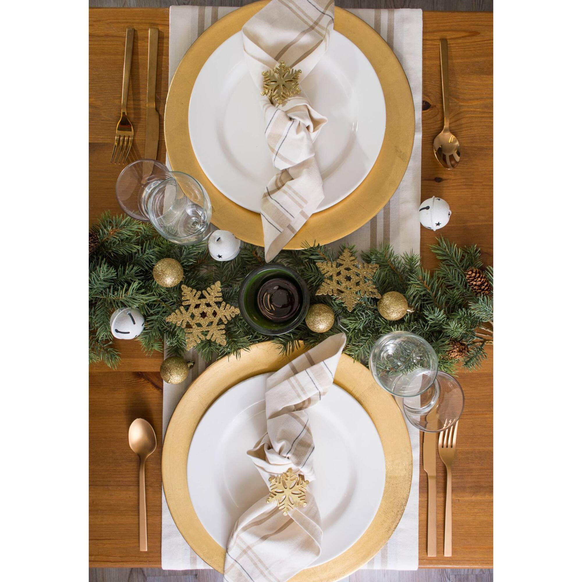 DII® French Stripe Cloth Dinner Napkins